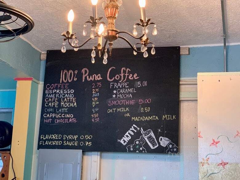 Sirius Coffee Connection - Pahoa, HI menu_pic