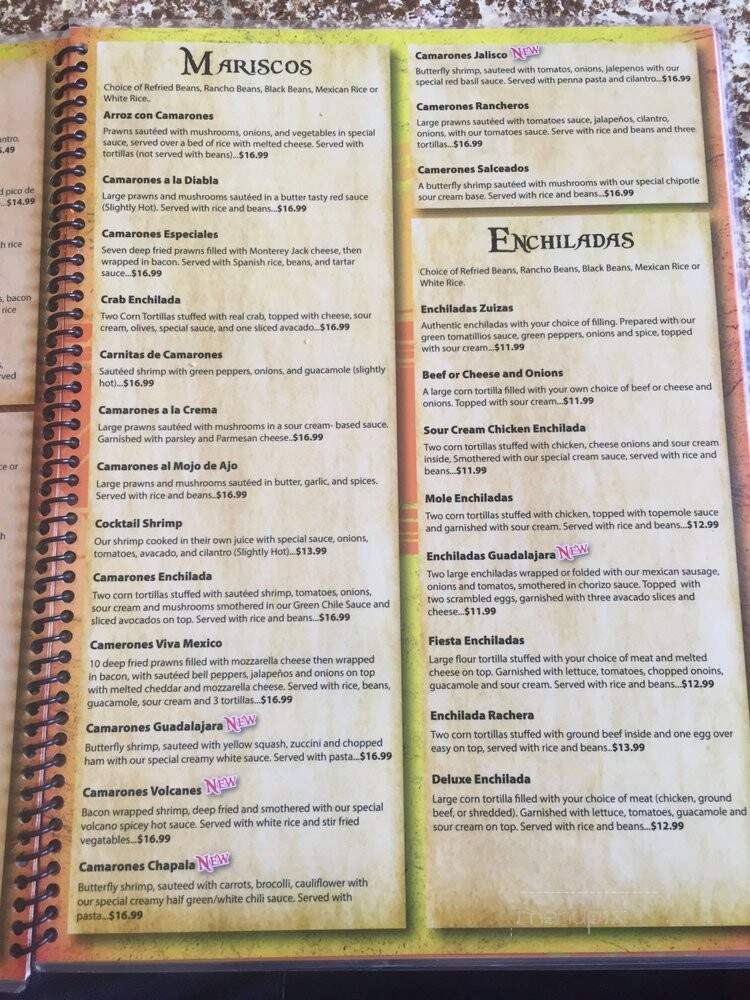 Fiesta Guadalajara - Rock Springs, WY menu_pic