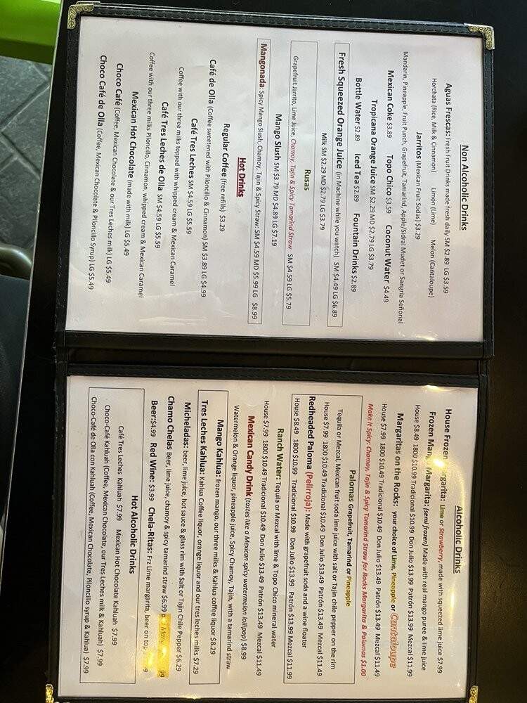 100 Percent Taquito - Houston, TX menu_pic