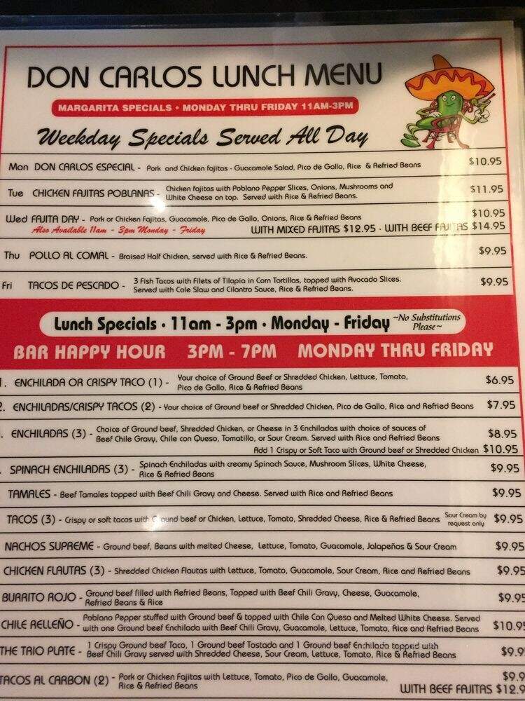 Don Carlo's Restaurant - Houston, TX menu_pic