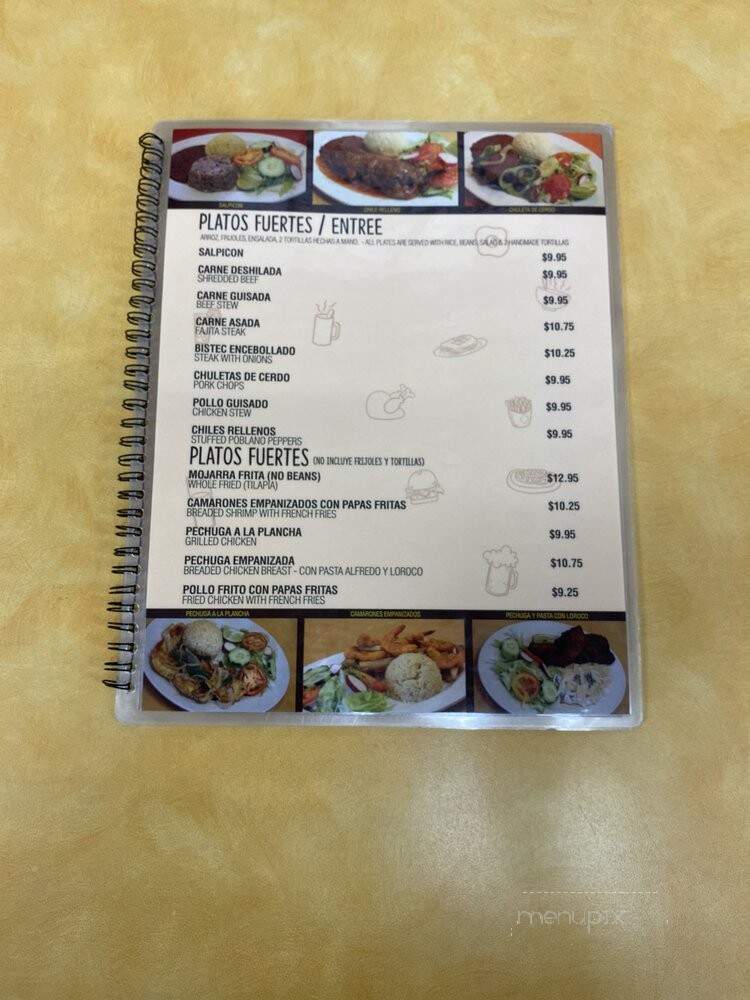 El Papaturro - Houston, TX menu_pic