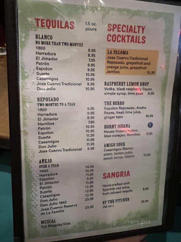 Guadalajara Mexican Grille - Houston, TX menu_pic
