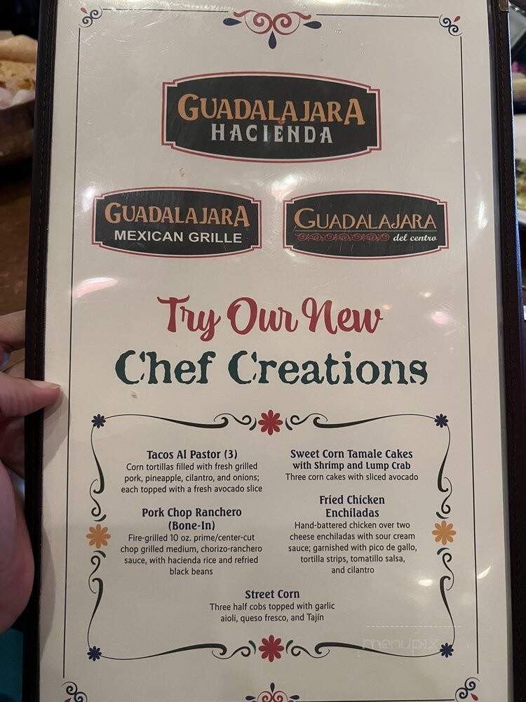 Guadalajara Mexican Grille - Houston, TX menu_pic