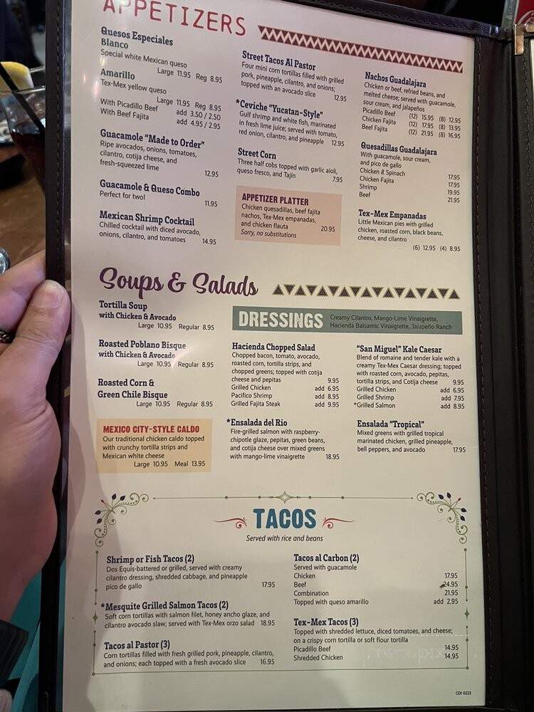 Guadalajara Mexican Grille - Houston, TX menu_pic