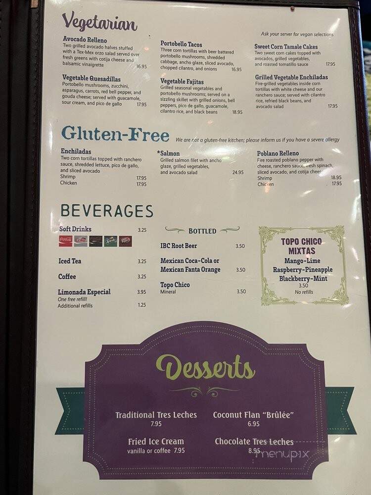 Guadalajara Mexican Grille - Houston, TX menu_pic