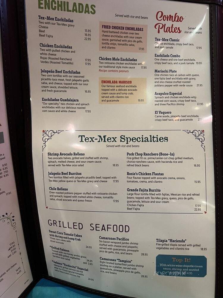 Guadalajara Mexican Grille - Houston, TX menu_pic