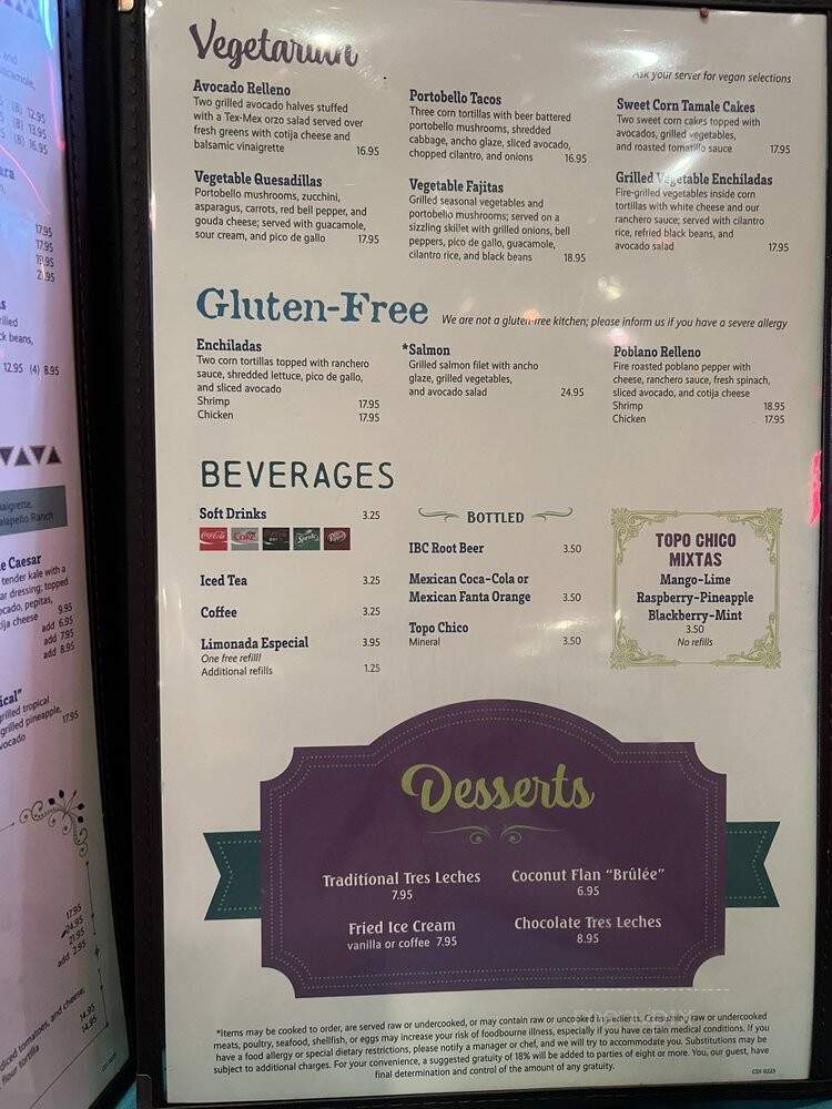 Guadalajara Mexican Grille - Houston, TX menu_pic