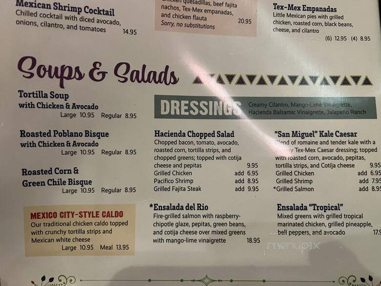 Guadalajara Mexican Grille - Houston, TX menu_pic