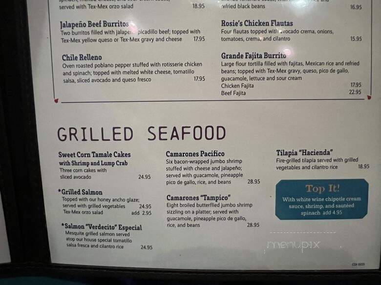 Guadalajara Mexican Grille - Houston, TX menu_pic