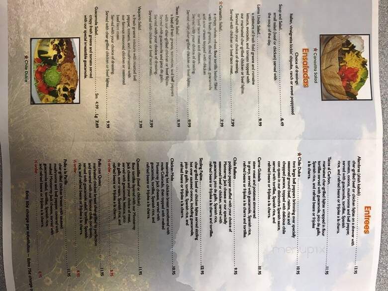 Loma Linda Mexican Restaurant - Houston, TX menu_pic