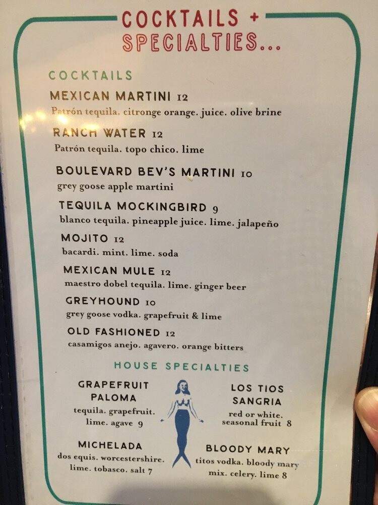 Los Tios Mexican Restaurant - Houston, TX menu_pic