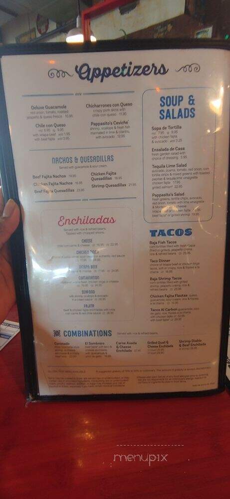 Pappasito's Cantina - Houston, TX menu_pic