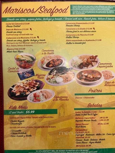 Rio Verde Taqueria Y Restaurant - Houston, TX menu_pic
