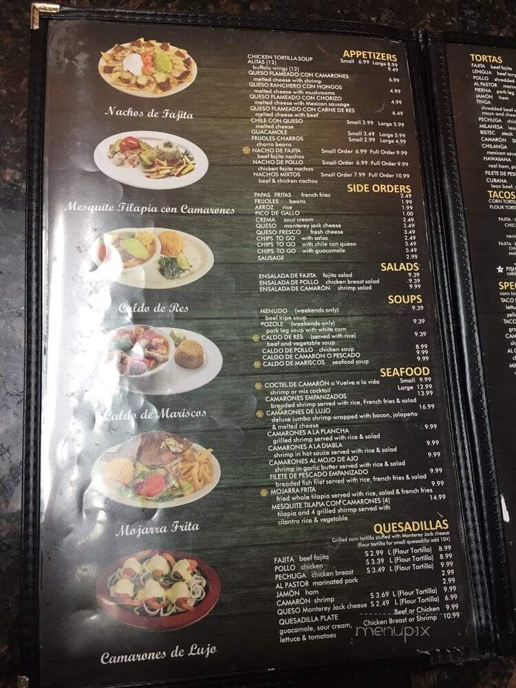 Ruchi's Taquerias El Rincon - Houston, TX menu_pic