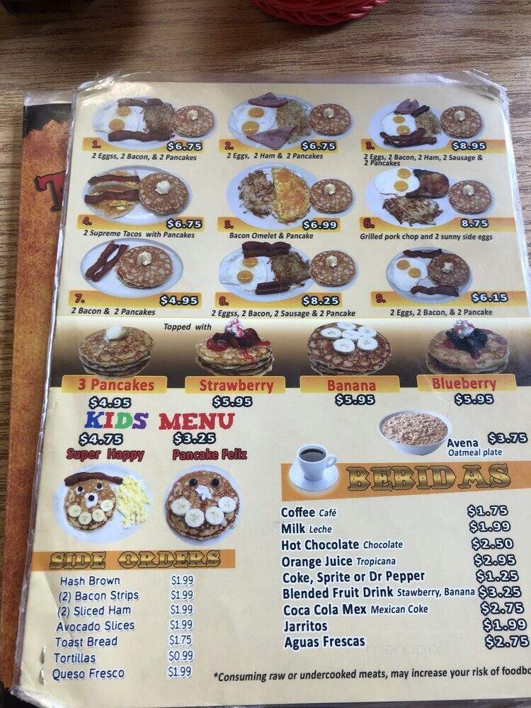 Taqueria Allende - Houston, TX menu_pic