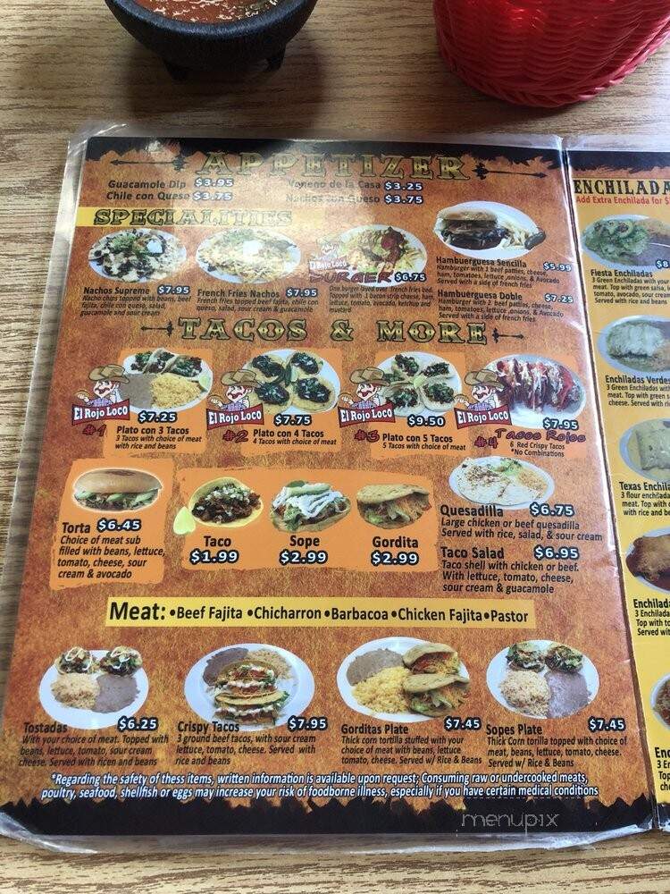Taqueria Allende - Houston, TX menu_pic