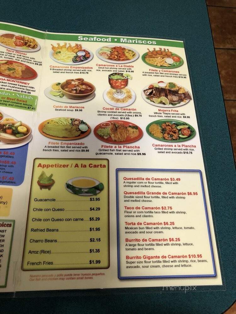 Taqueria El Dorado - Houston, TX menu_pic