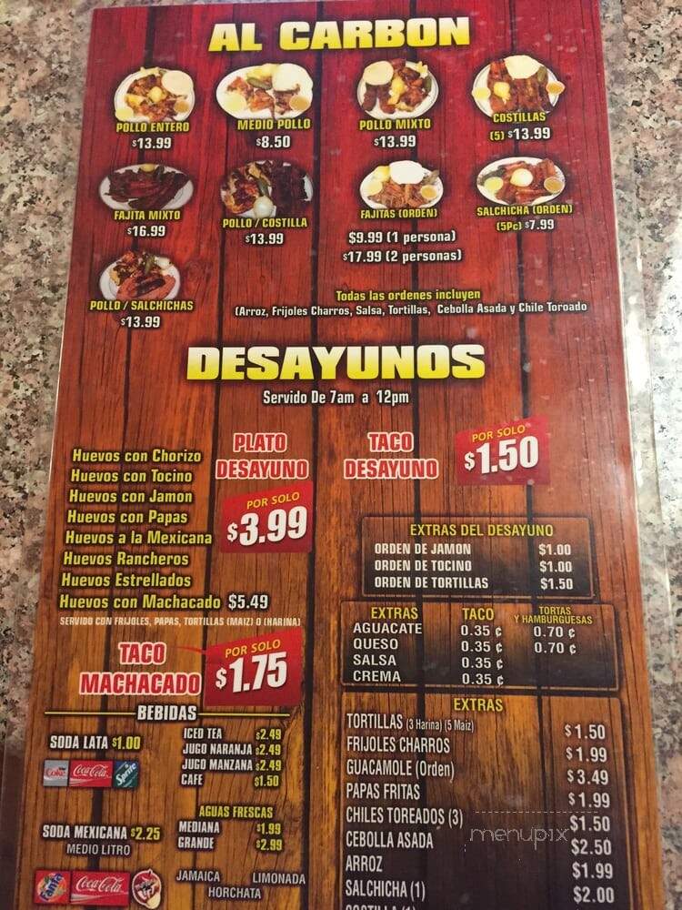 Taqueria El Regio - Houston, TX menu_pic