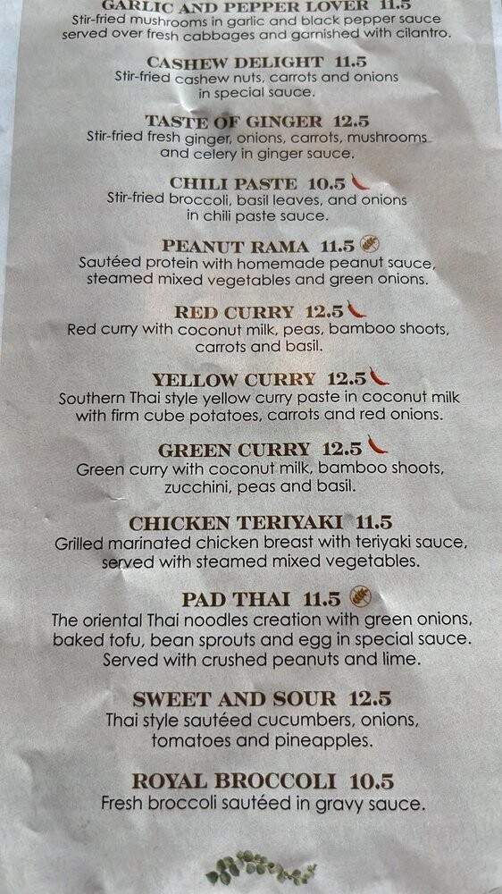 Thai Cottage - Houston, TX menu_pic