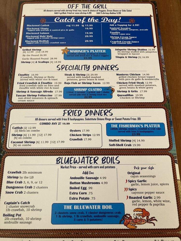 Blue Water Seafood Restaurant - Houston, TX