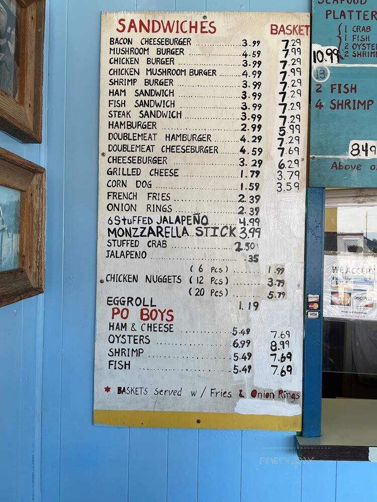 Shrimp Galley - Houston, TX menu_pic