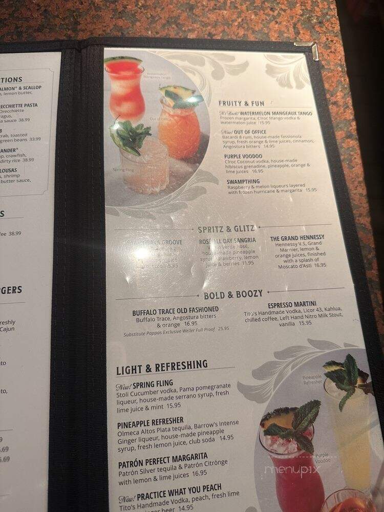 Pappadeaux Seafood Kitchen - Houston, TX menu_pic
