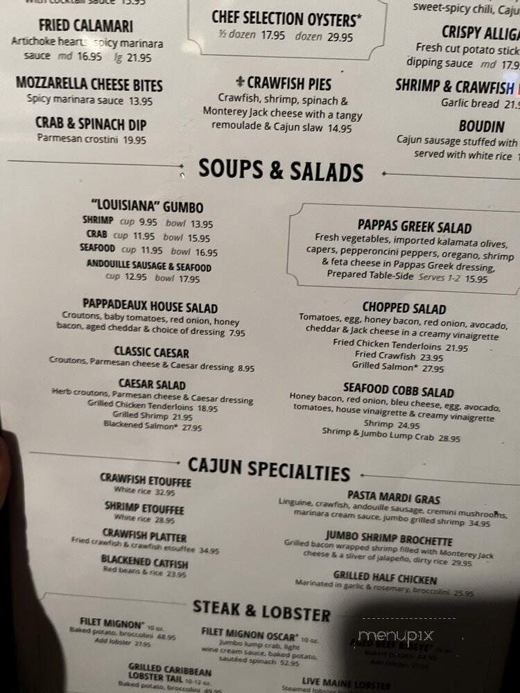 Pappadeaux Seafood Kitchen - Houston, TX menu_pic