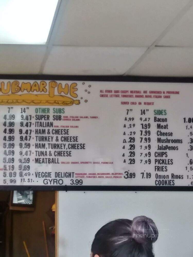 Mr Submarine - Houston, TX menu_pic