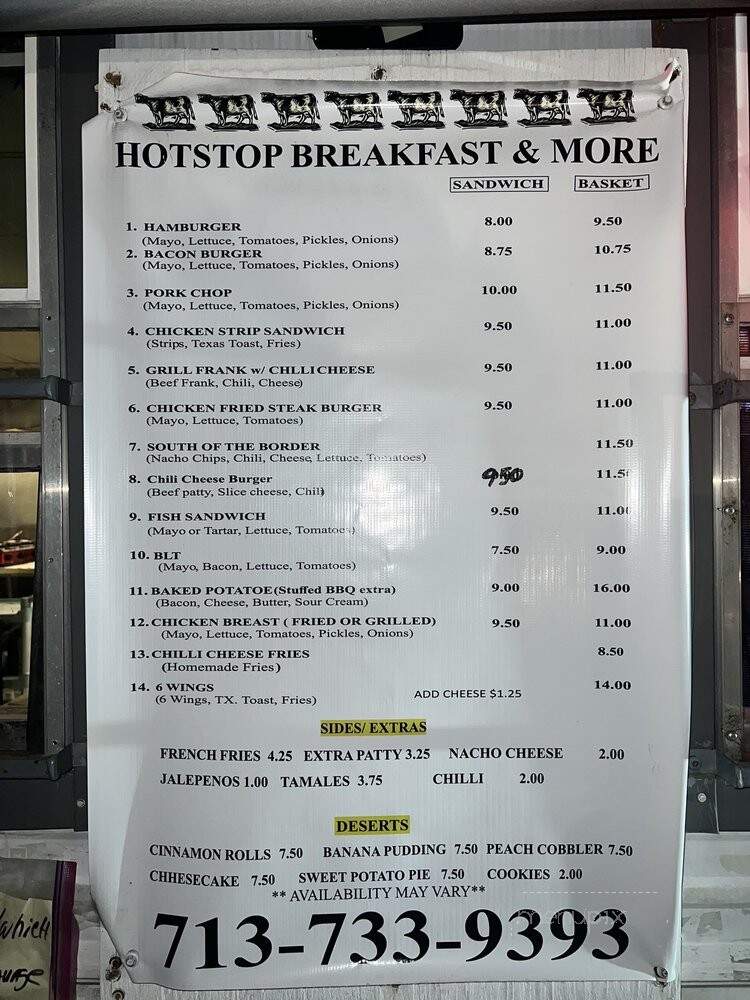 And More Hot Stop - Houston, TX menu_pic