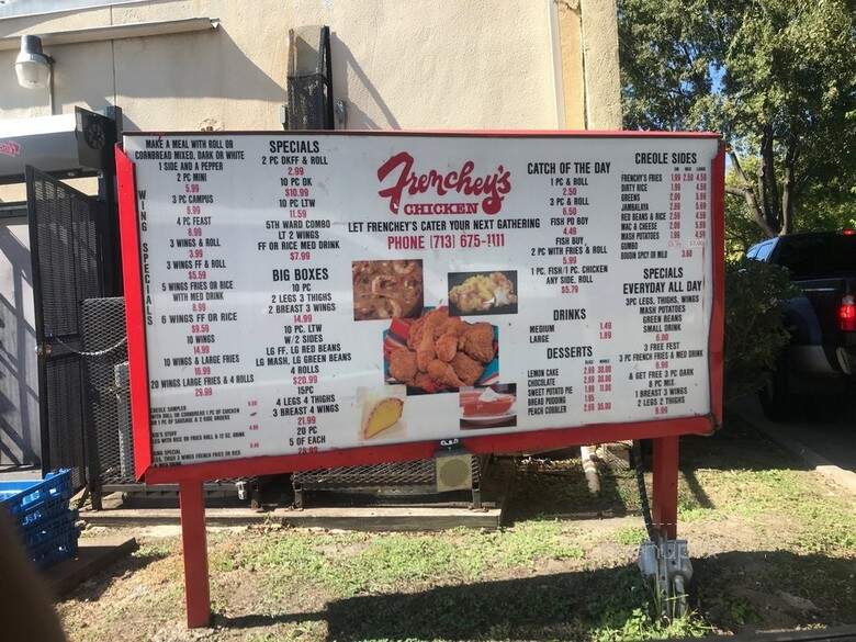 Frenchey's Chicken - Houston, TX menu_pic