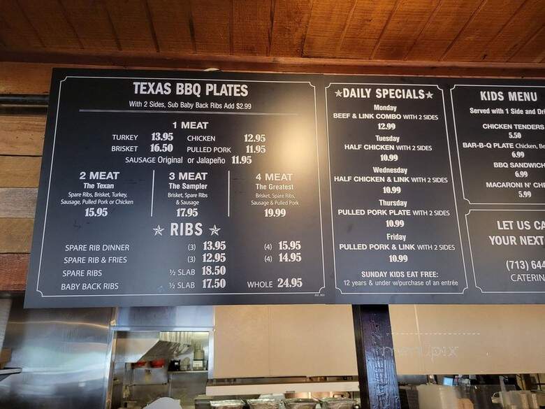 Gabby's - Houston, TX menu_pic