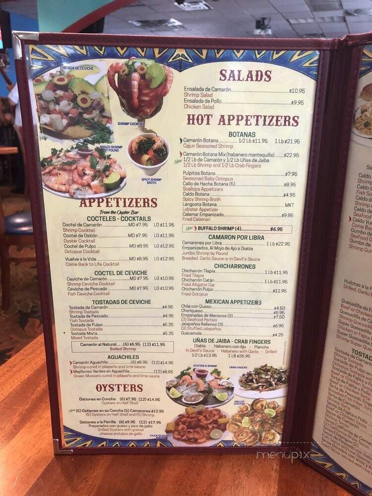 Ostioneria Michoacan - Houston, TX menu_pic