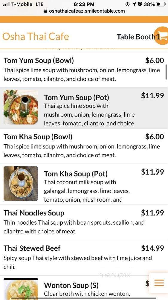 Osha Thai Cafe - Scottsdale, AZ