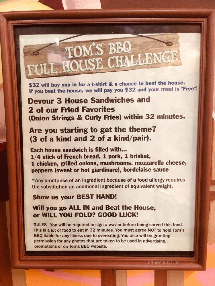 Tom's Bbq Chicago Style - Mesa, AZ