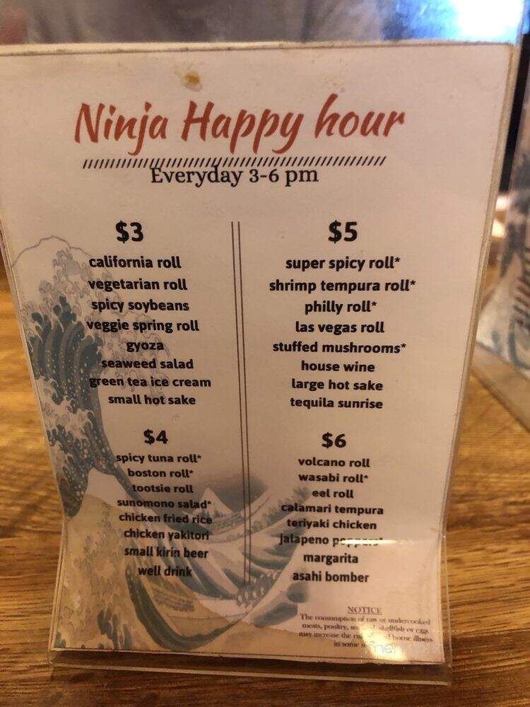 Ninja Japanese Restaurant - Chandler, AZ