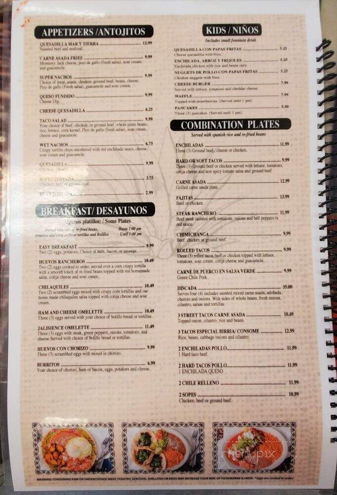 Jalisciense Mexican Food - Mesa, AZ menu_pic