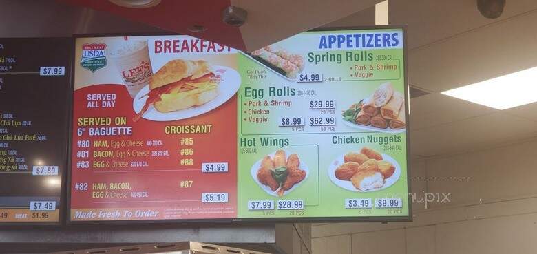 Lee Sandwiches - Chandler, AZ menu_pic