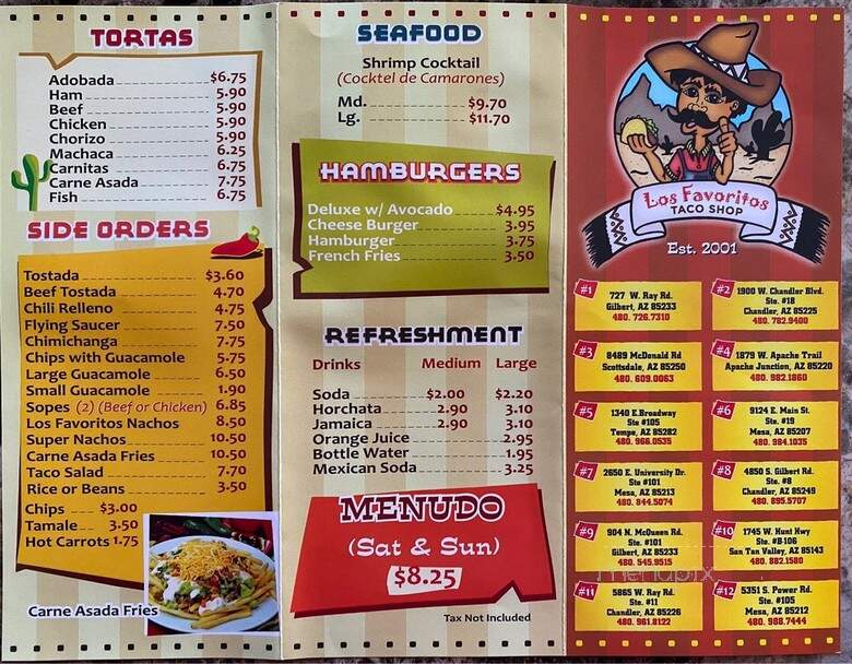 Los Favoritos Taco Shop - Chandler, AZ