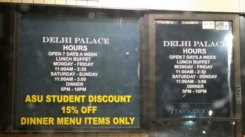 Delhi Palace Cuisine Of India - Tempe, AZ menu_pic