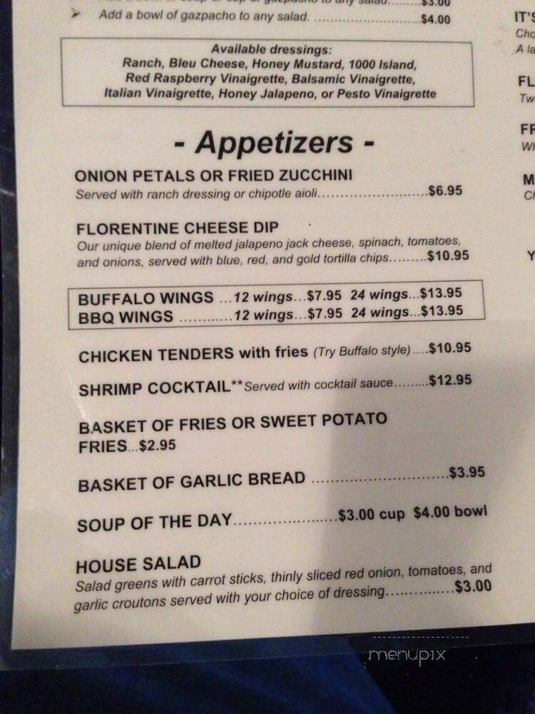 4th Floor Grille & Sports Bar - Scottsdale, AZ menu_pic