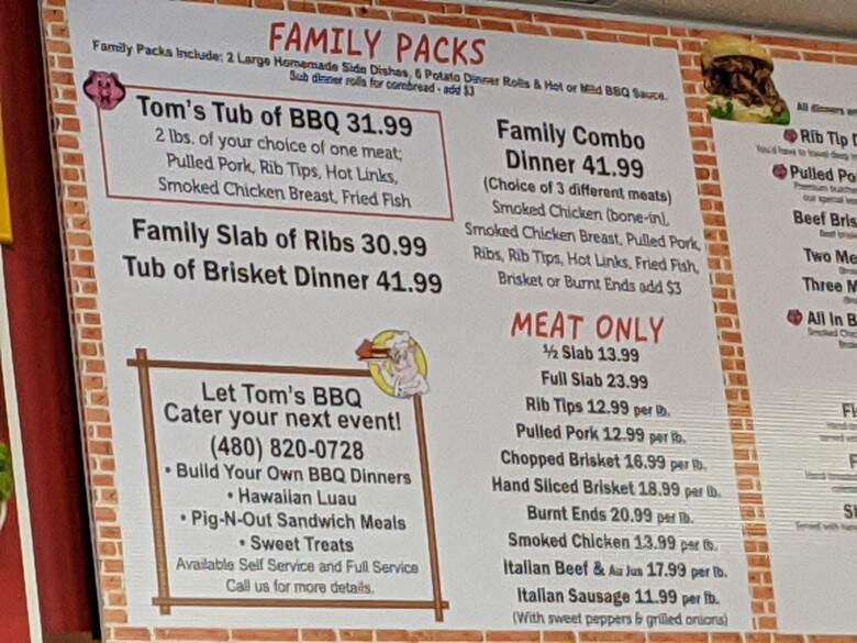 Tom's Bbq Chicago Style - Tempe, AZ