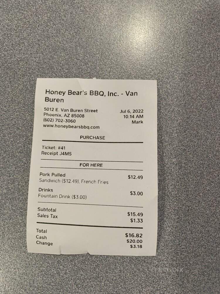 Honey Bears Barbeque - Phoenix, AZ