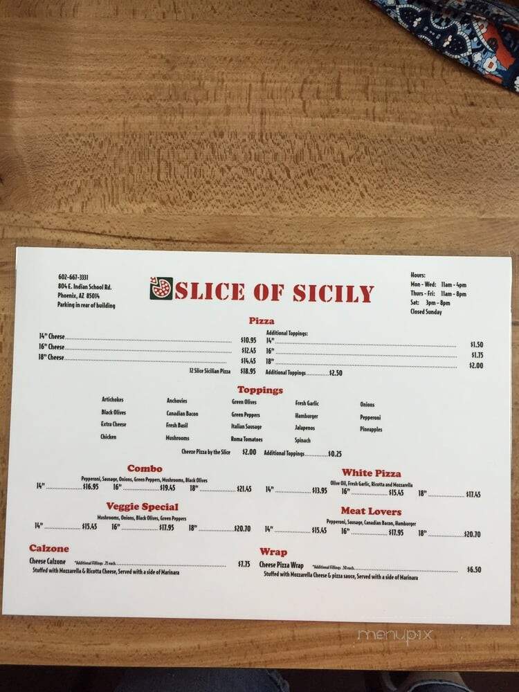 Slice Of Sicily - Phoenix, AZ