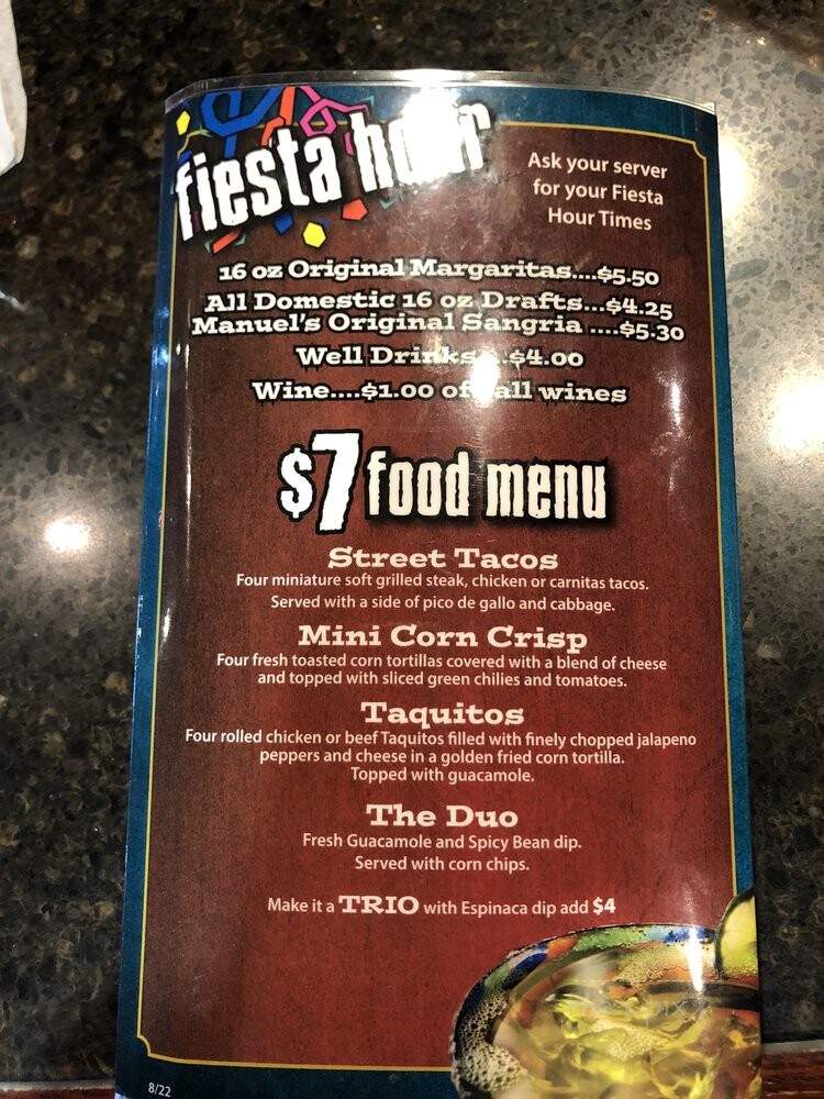 Manuel's Fine Mexican Food - Phoenix, AZ
