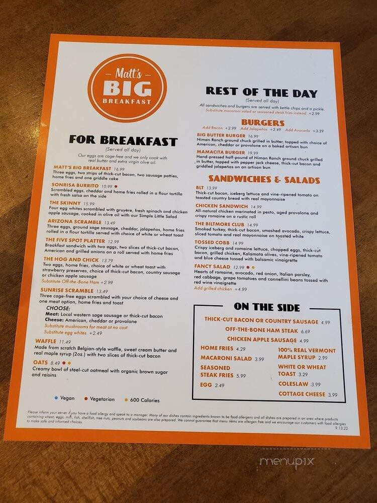 Matt's Big Breakfast - Phoenix, AZ