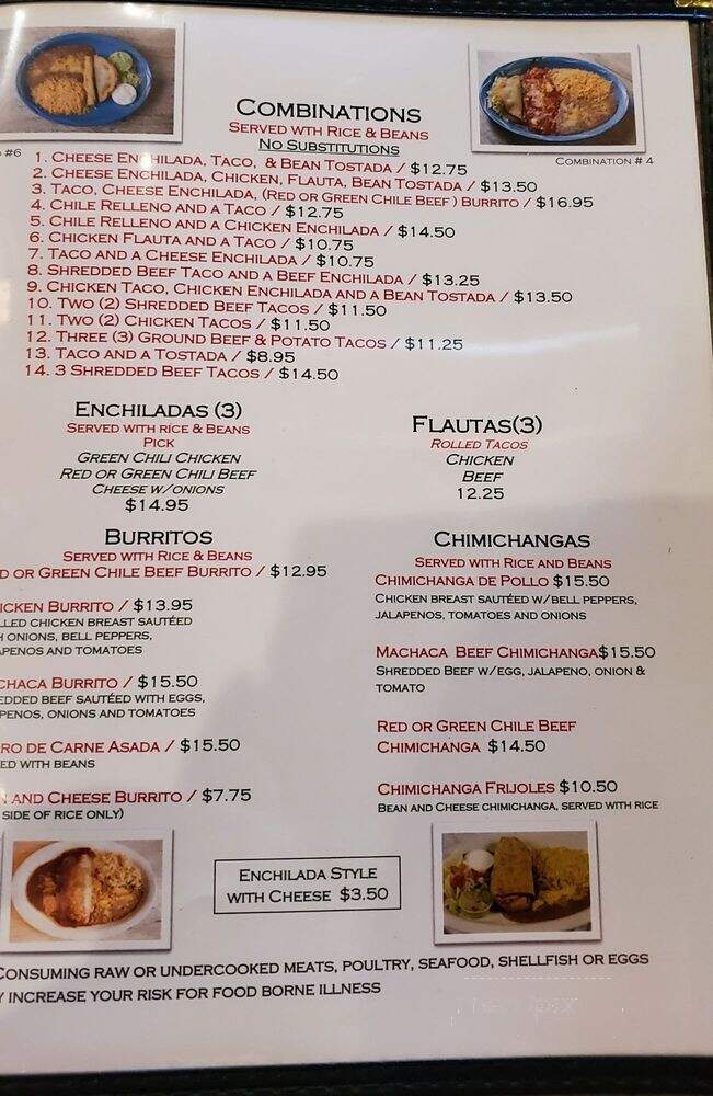 Comedor Guadalajara - Phoenix, AZ menu_pic