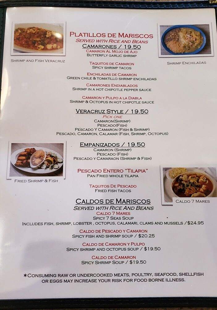Comedor Guadalajara - Phoenix, AZ menu_pic