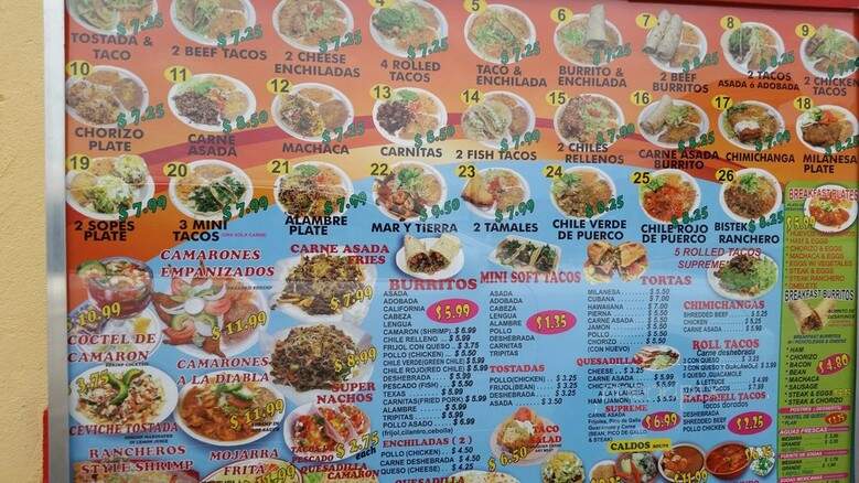 Ramiro's Mexican Food - Phoenix, AZ menu_pic