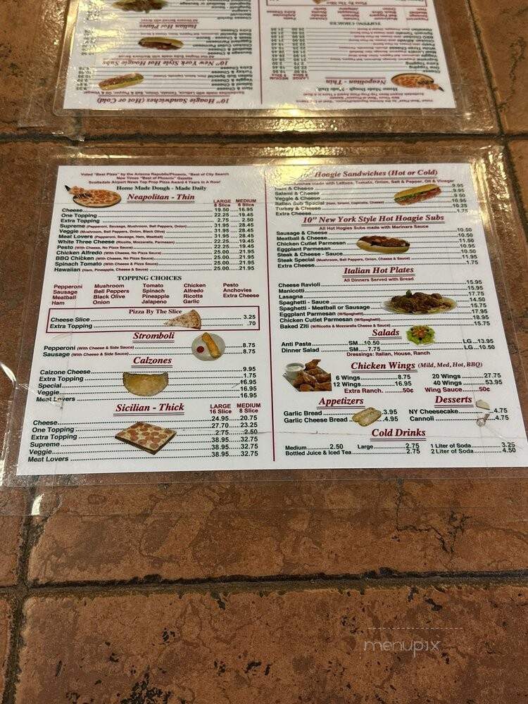 Rays Pizza - Phoenix, AZ menu_pic