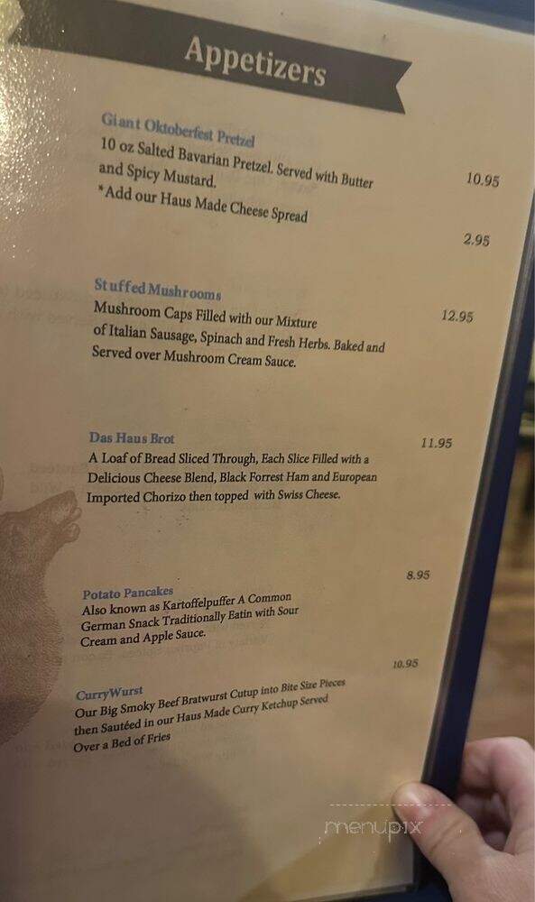 Haus Murphys - Glendale, AZ menu_pic